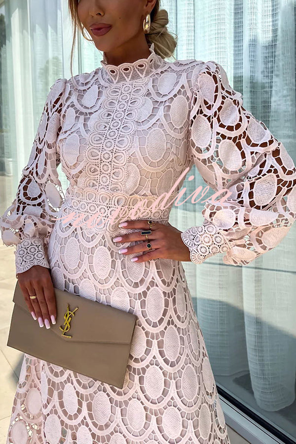 PILAR | Vestido romántico de encaje