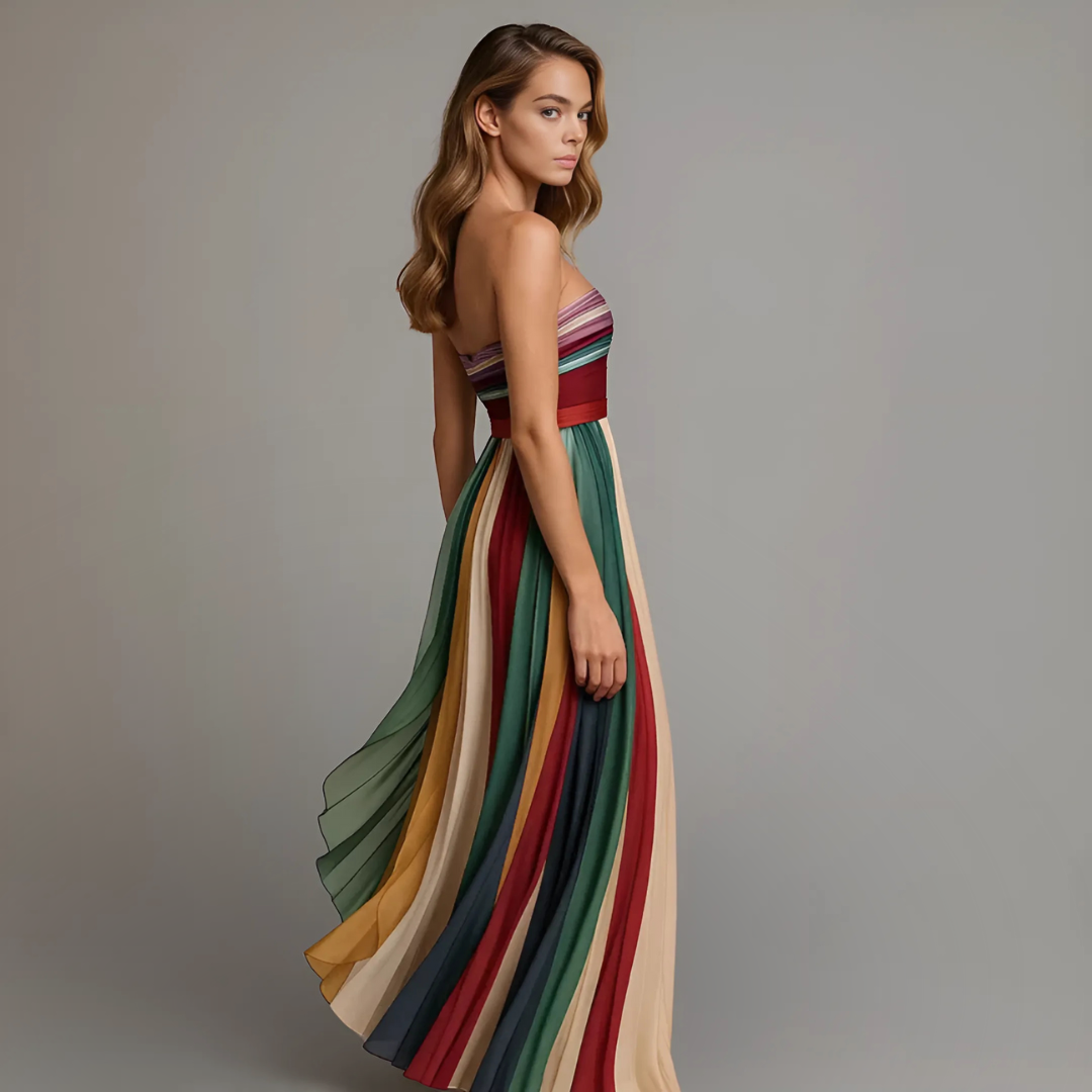 FIONA | Vestido largo sin tirantes