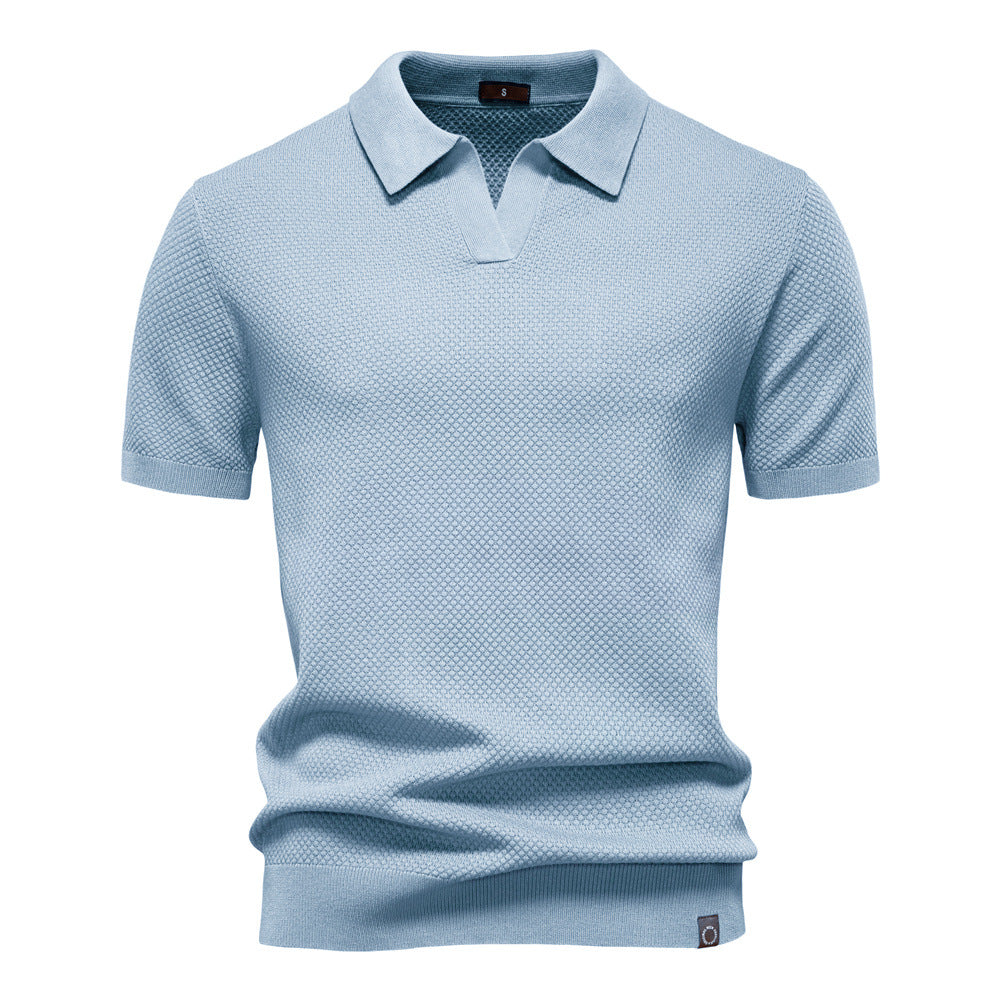 MIGUEL | Polo de punto con textura elegante