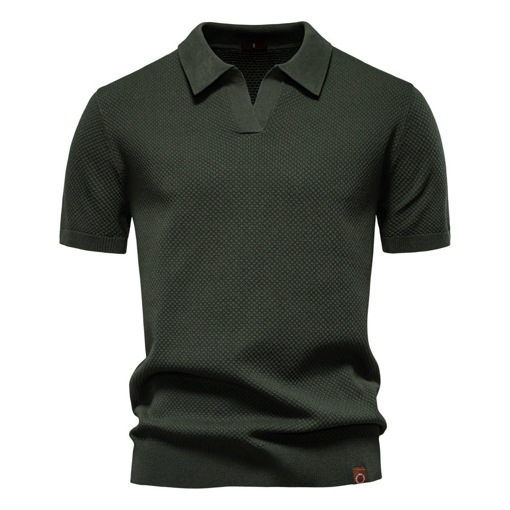 MIGUEL | Polo de punto con textura elegante