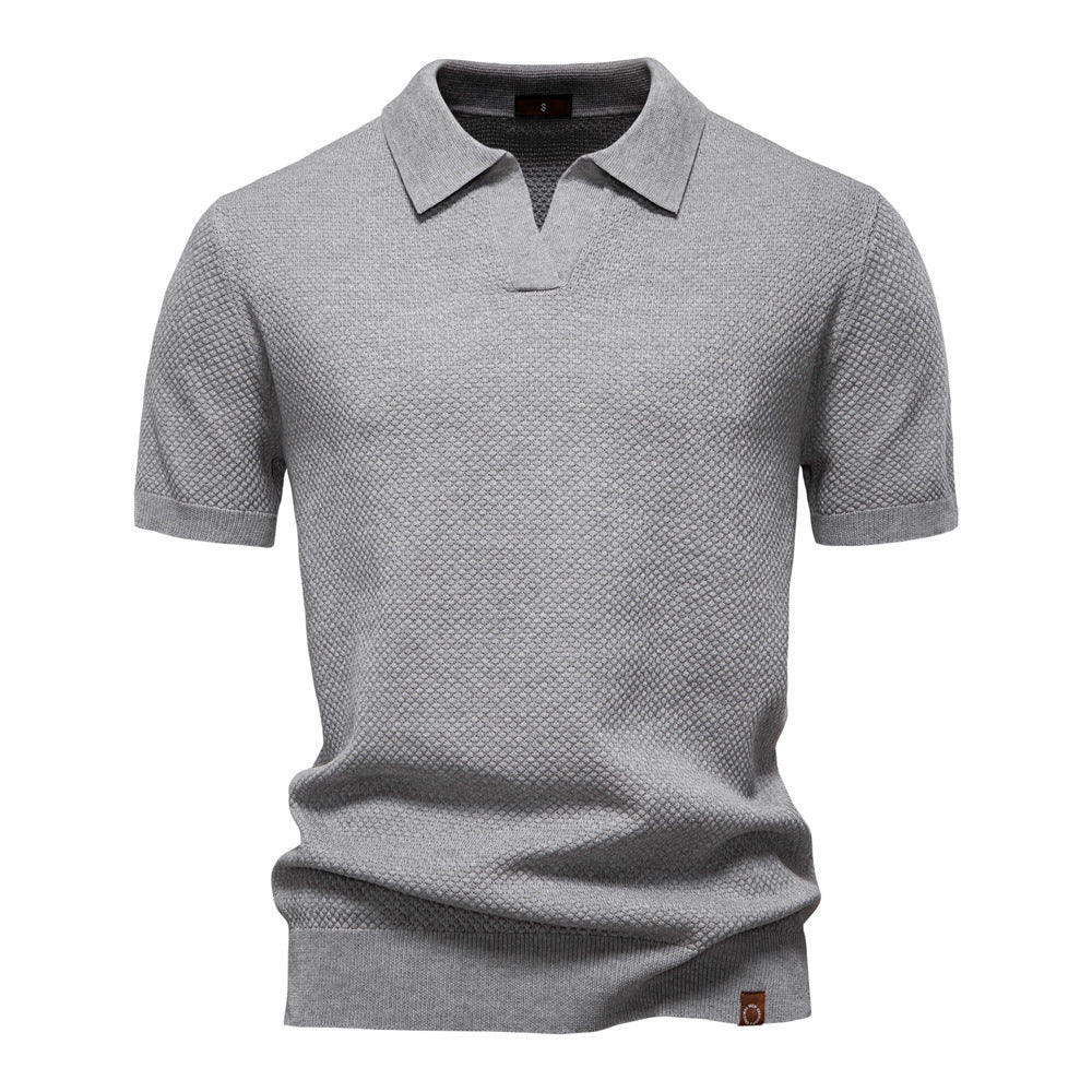 MIGUEL | Polo de punto con textura elegante
