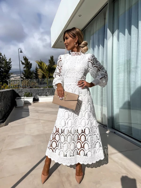 PILAR | Vestido romántico de encaje