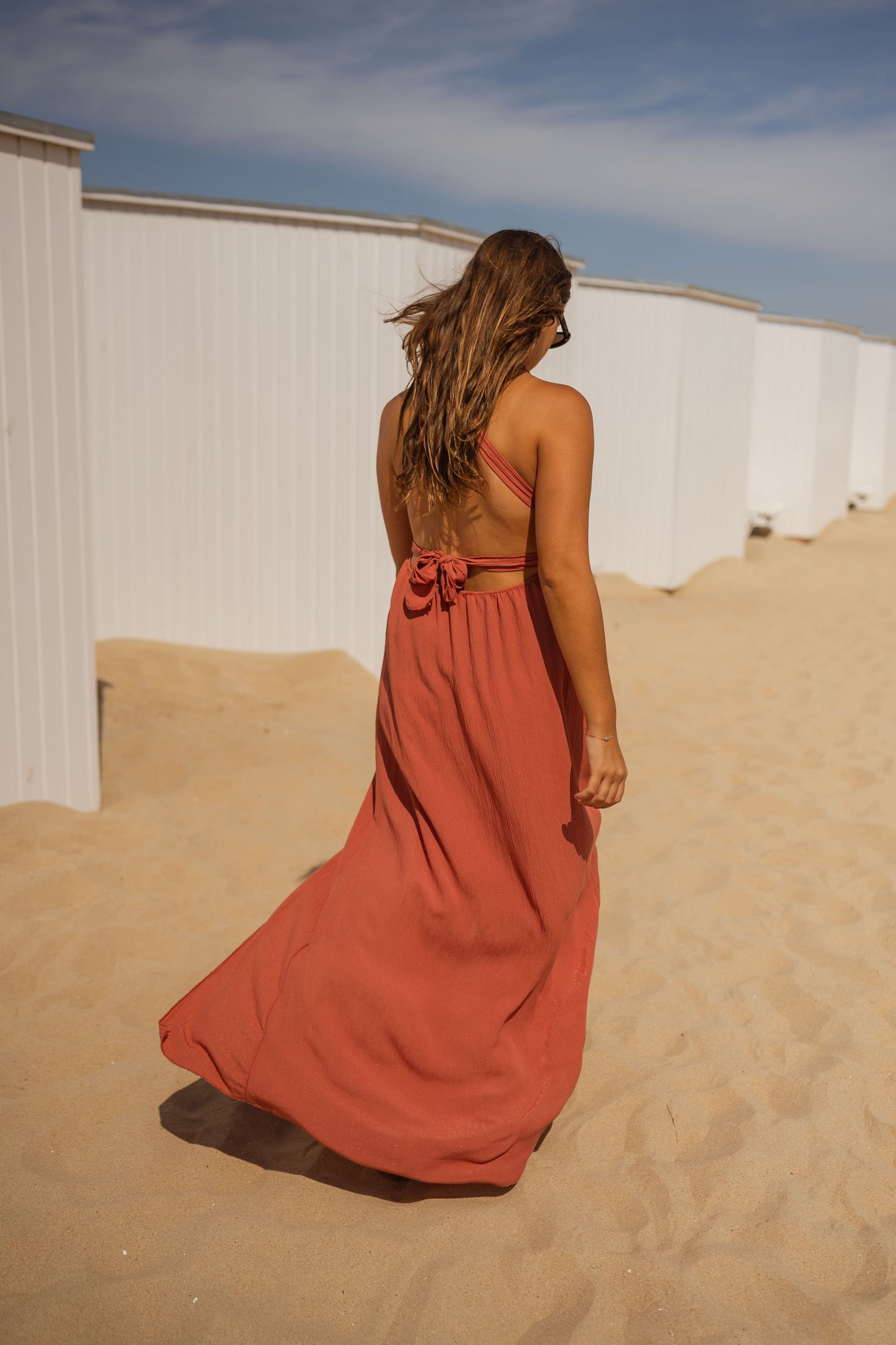Noa | Vestido largo con abertura frontal