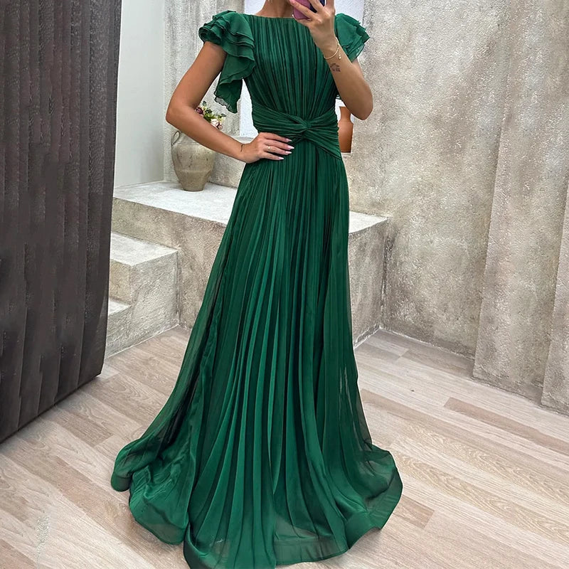 ROCIO | Vestido de noche plisado