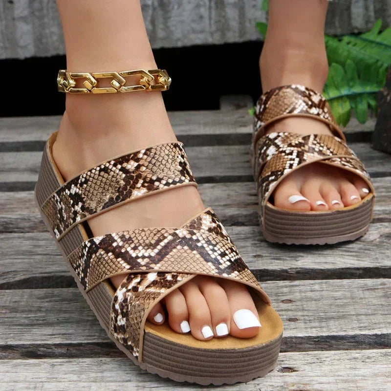 OLIVIA | Sandalias Ortopédicas de Piel Premium