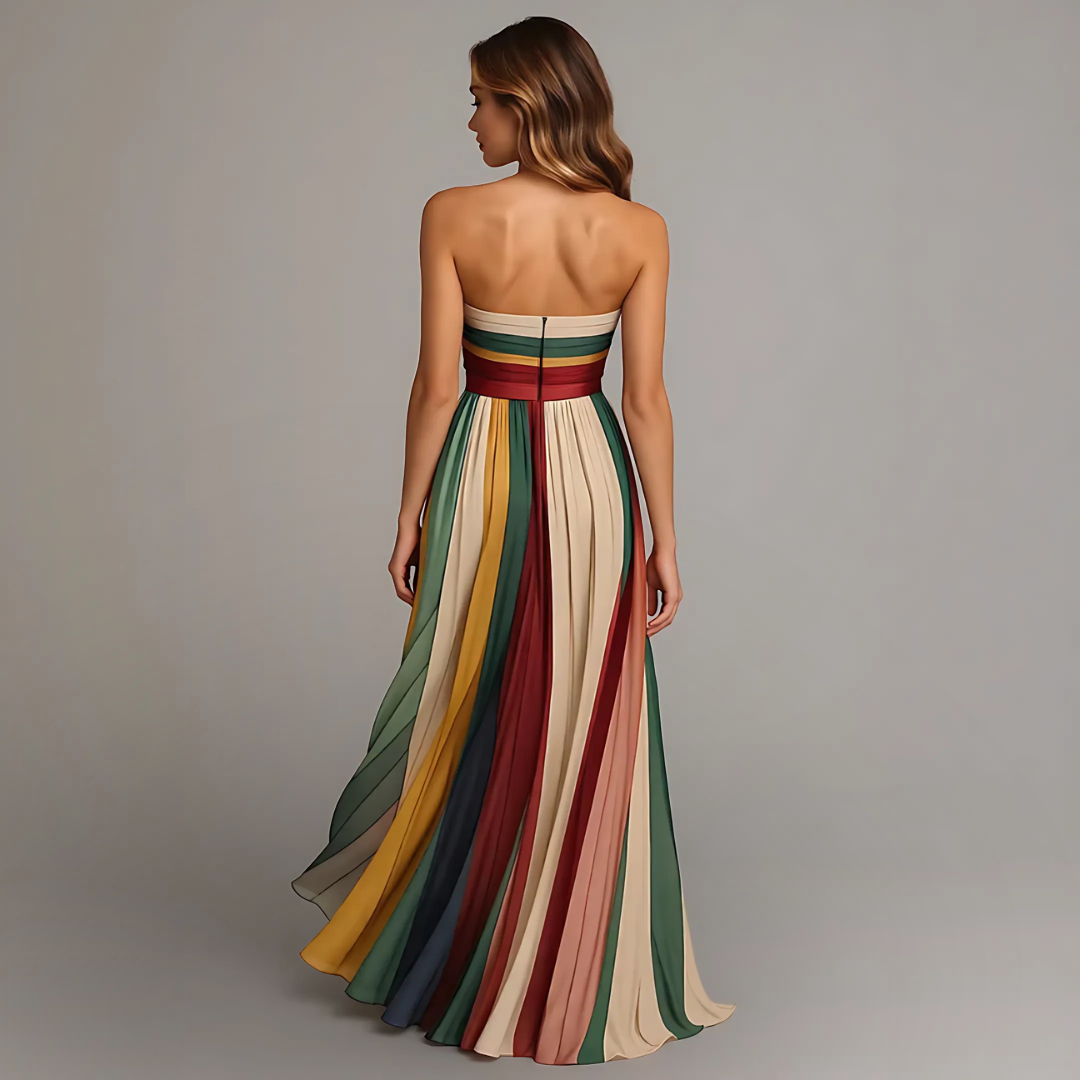 FIONA | Vestido largo sin tirantes