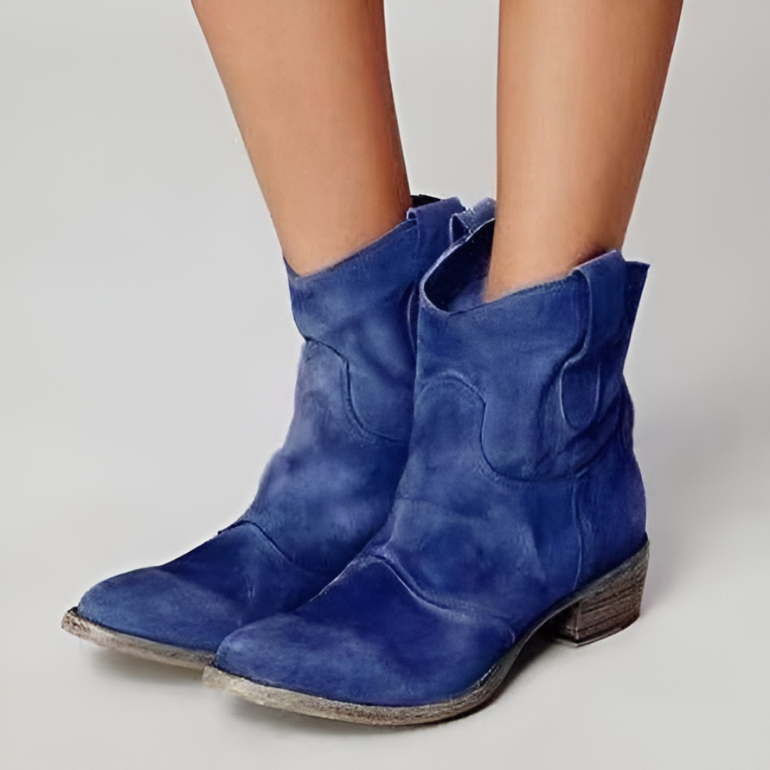 CARLOTA | Botines de piel de ante