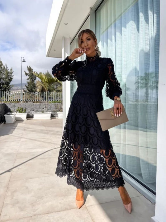 PILAR | Vestido romántico de encaje