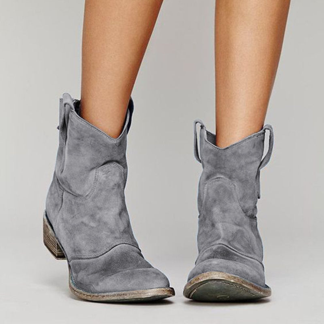 CARLOTA | Botines de piel de ante