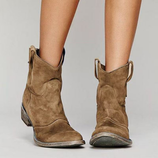 CARLOTA | Botines de piel de ante