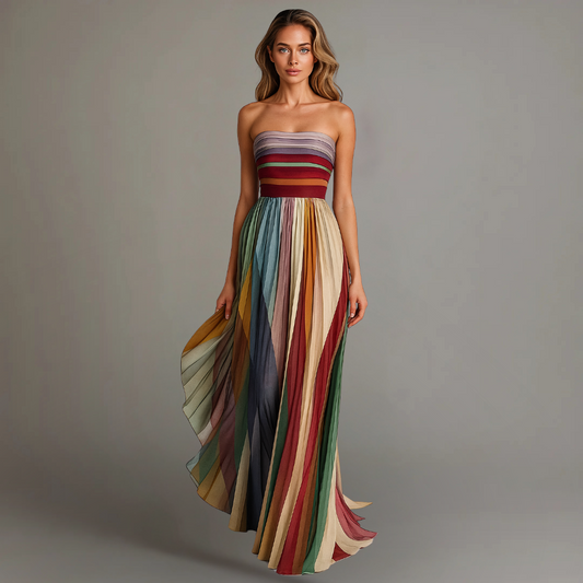 FIONA | Vestido largo sin tirantes