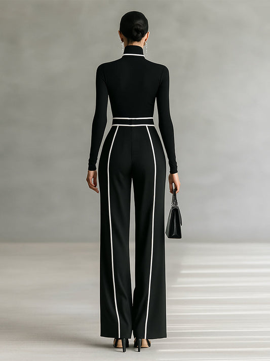 ALMA | Conjunto dos piezas mujer con top de cuello alto