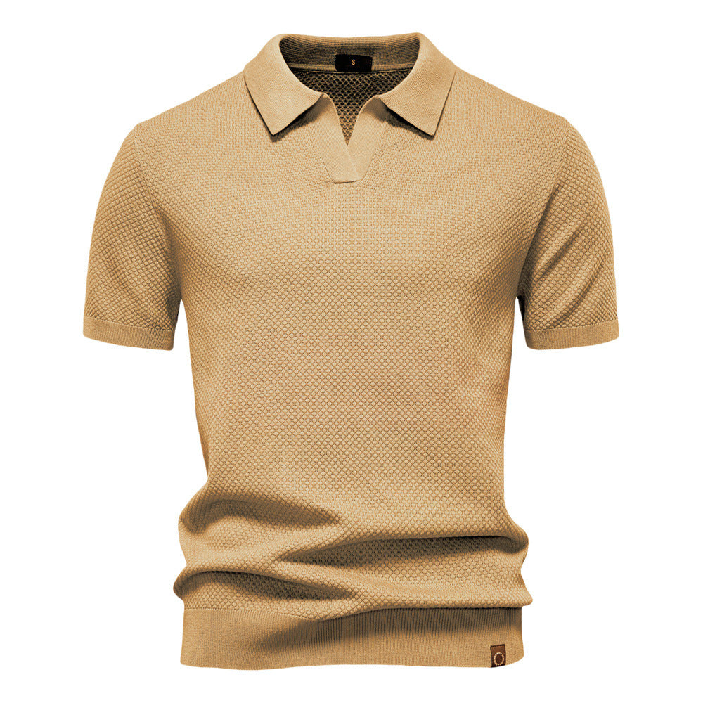 MIGUEL | Polo de punto con textura elegante
