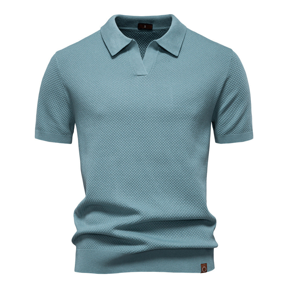 MIGUEL | Polo de punto con textura elegante