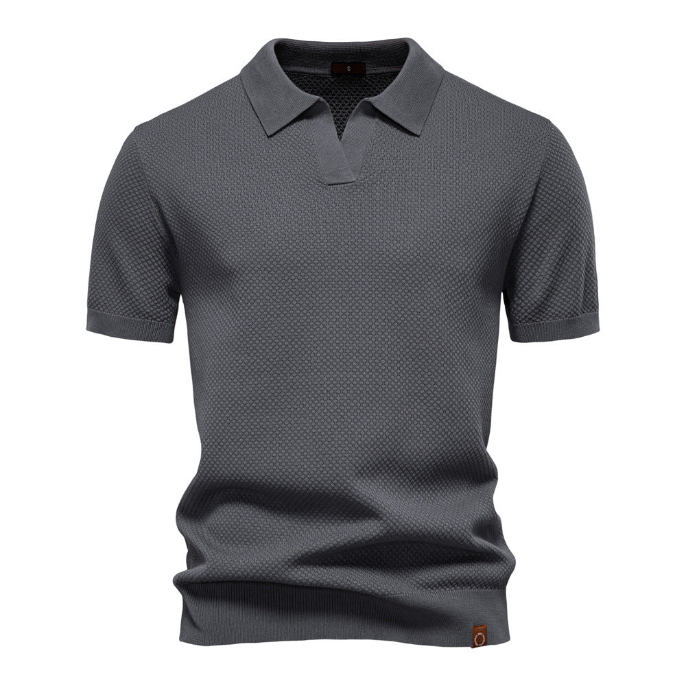 MIGUEL | Polo de punto con textura elegante