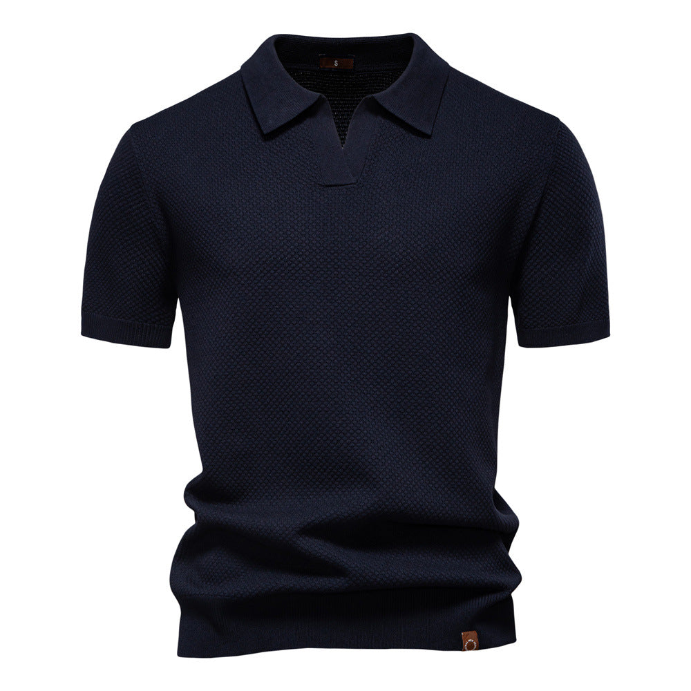 MIGUEL | Polo de punto con textura elegante
