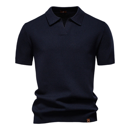 MIGUEL | Polo de punto con textura elegante