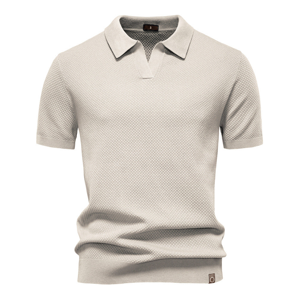 MIGUEL | Polo de punto con textura elegante