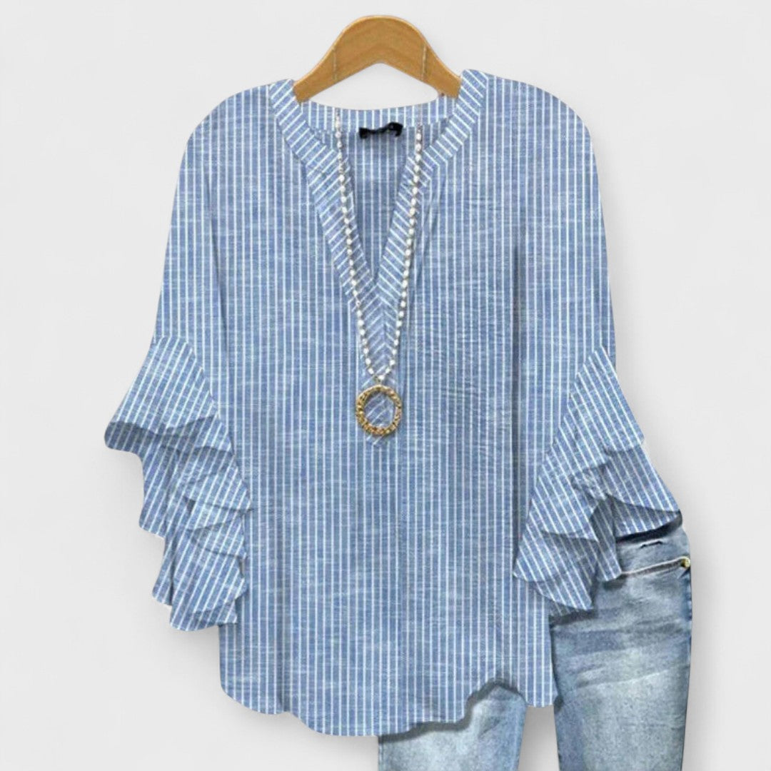 ISABELLA | Blusa con Flores Elegantes