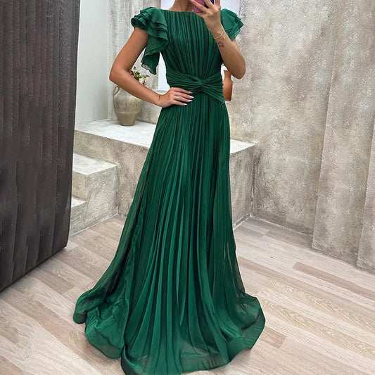 ROCIO | Vestido de noche plisado