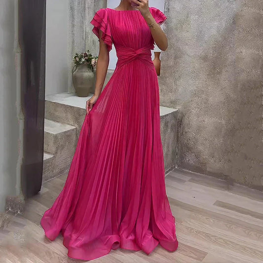 ROCIO | Vestido de noche plisado