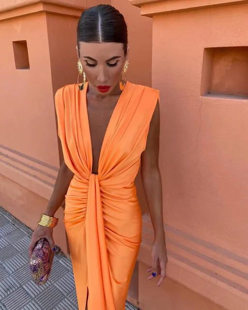 LILY | Vestido Elegante Plisado
