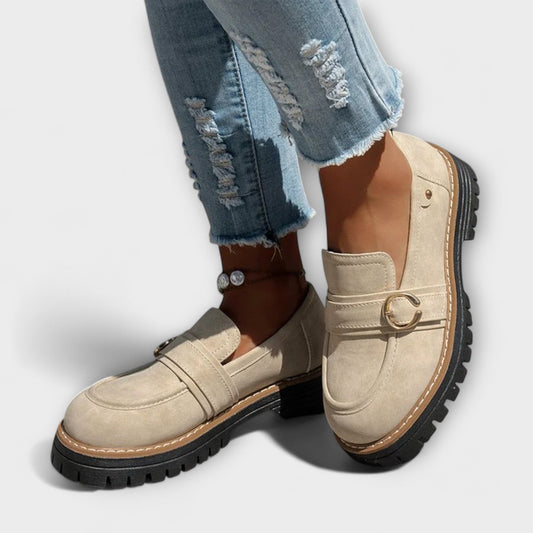 CLARA | Mocasines Casual con Punta Redonda
